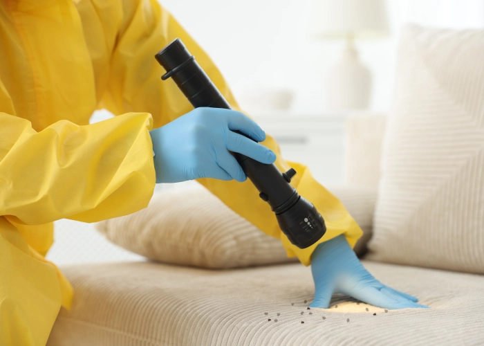 Destruction nid punaise de lit Pont-de-la-Morge – Détection et traitement 1962 Valais